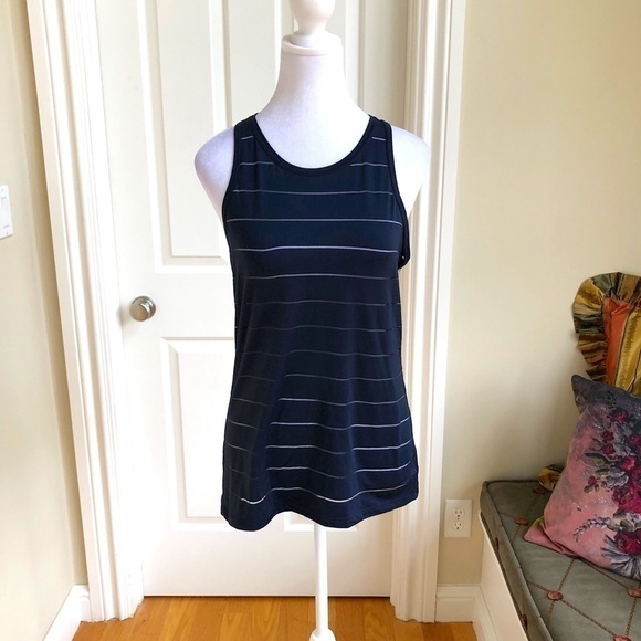 Athleta Tops - Athleta Tank Top Racerback Navy (S)